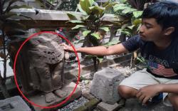 Warga Boyolali Temukan Potongan Kaki Arca saat Gali Makam<