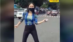 Viral Aksi Joget di Lampu Merah Manado, Netizen dan Pengendara Tanggapi Beragam
