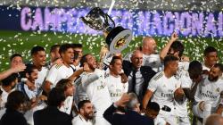 Foto-Foto Selebrasi Real Madrid Juara Liga Spanyol 2019/2020