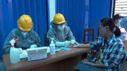 Ratusan Pedagang Pasar Simalingkar Rapid Test, 7 Pedagang Reaktif Covid-19