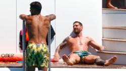 La Liga Usai, Keluarga Lionel Messi dan Luis Suarez Liburan Bersama