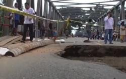 Video Jembatan di Gorontalo Ambrol, Akses Trans Sulawesi Putus Total