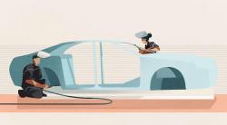 Unik, Rolls Royce Kenalkan Ghost Terbaru lewat Animasi