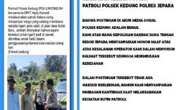 Duh! Admin Medsos Salah Kata, Polres Jepara Mohon Maaf