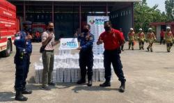 MNC Peduli dan Produser Pangan Asia Salurkan Bantuan Makanan untuk Petugas Damkar Ciganjur