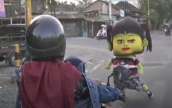 Pengamen Badut di Persimpangan, Dinsos Pontianak: Dari Luar Kota dan Provinsi