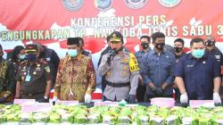 Satgas Merah Putih Mabes Polri Gagalkan Penyelundupan 300 Kg Sabu