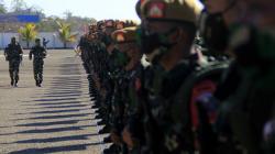 Prajurit TNI Pengganti Satgas Perbatasan RI-Timor Leste Tiba di NTT