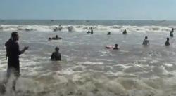 2 Wisatawan Tewas Digulung Ombak di Pantai Pasir Putih Malimping Lebak