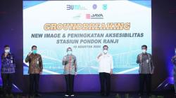 Menhub Groundbreaking Aksesibilitas Stasiun Pondok Ranji