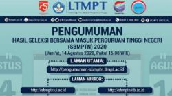 SBMPTN 2020, 167.653 Orang Lulus Seleksi di 85 PTN se-Indonesia