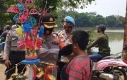 Setu Babakan Ramai Wisatawan, Polsek Jagakarsa Awasi Protokol Kesehatan