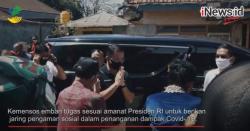 Salurkan BST Gelombang II, Kemensos Turut Tinjau Program Sembako di Klungkung