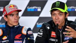 Marquez Akui Perang Dingin dengan Rossi Sejak MotoGP Argentina 2018