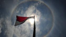 Penampakan Fenomena Halo Matahari di Jambi