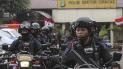 Suasana Polsek Ciracas usai Diserang Orang Tak Dikenal, Dijaga Ketat Brimob