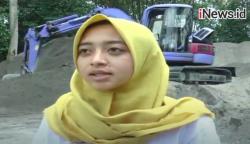 Viral Gadis Cantik di Klaten Jadi Operator Alat Berat