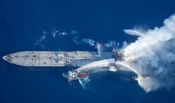 Kebakaran Kapal Tanker Angkut 270.000 Ton Minyak di Laut Sri Lanka Dipadamkan