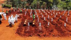 Korban Covid-19 Meningkat, Lahan TPU Pondok Ranggon Penuh