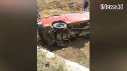 Video Minibus Terguling di Proyek Tol Cisumdawu, 2 Orang Tewas