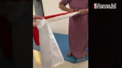Video Viral Perempuan Potong-Potong Bendera Merah Putih di Sumedang