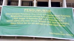 23 Hakim dan Pegawai di PN Palembang Reaktif Usai Rapid Test