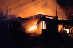 Pasar Cepogo Boyolali Terbakar Diduga akibat Korsleting Listrik