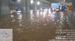 Bendungan Katulampa Bogor Siaga I, Sejumlah Ruas Jalan di Ibu Kota Terendam Banjir