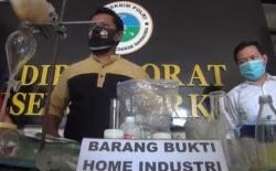 Belajar dari YouTube, 2 Pemuda di Kendari Buka Home Industry Sabu