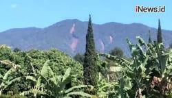Video Fenomena Tanah Terbelah Terlihat di Puncak Gunung Salak