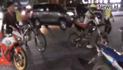 Gelar Razia, Polretabes Medan Tangkap Puluhan Anggota Geng Motor Resahkan Warga
