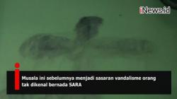 Usai Dicoret-Coret, Musala di Tangerang Langsung Dibersihkan Warga