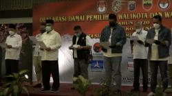 Deklarasi Kampanye Damai Pilkada Medan, Akhyar dan Bobby Bicara soal Netralitas<