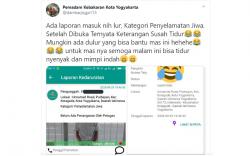 Perkara Susah Tidur, Pemuda Ini Lapor ke Damkar Yogya