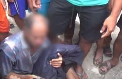 Video Pria Paruh Baya Ditangkap Warga Lecehkan Bocah Perempuan di Asahan Sumut