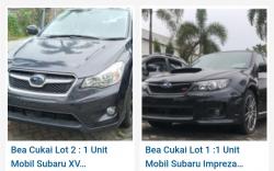 2 Mobil Subaru Sitaan Bea Cukai Dilelang, Dijual mulai Rp115 Juta