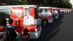 Foto Bupati Jember di 248 Ambulans Ditutup saat Masa Kampanye Pilkada