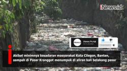 Video Pasar Terbesar se-Asia di Kota Cilegon Dipenuhi Lautan Sampah
