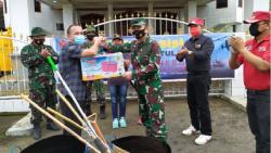 HUT ke-75 TNI, Lanud Sam Ratulangi Manado Bakti Sosial di Kakas Minahasa