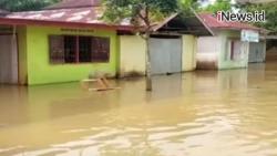 Ratusan Rumah di Merangin Terendam Banjir, Tinggi Air 80 Sentimeter
