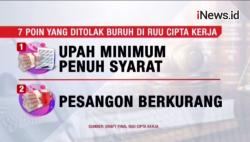 RUU Cipta Kerja Disahkan DPR, Berikut 7 Poin yang Diprotes Kalangan Buruh