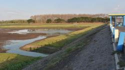 Kekeringan di Waduk Saradan Madiun Meluas