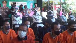 Polisi Tangkap 9 Begal Motor Spesialis Ojol, Modus Kalungi Korban dengan Celurit
