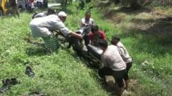 Jadi Korban Tabrak Lari, Pengendara Motor di Sergai Tewas Masuk Parit 3 Meter<