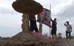 Kuburan di Pinggir Tol Solo-Ngawi Kosong, Dibuat untuk Takuti Warga Pembuang Sampah