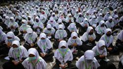 Suasana Peringatan Hari Santri Nasional di Tangerang