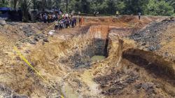 Penampakan Tambang Baru Bara Ilegal Longsor di Muara Enim, 11 Pekerja Meninggal