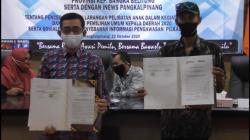 Kawal Pilkada Serentak, Bawaslu Babel MoU dengan iNews TV Pangkalpinang