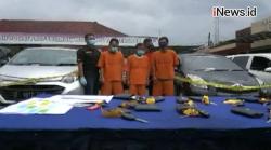 Video Polisi Tangkap 3 Pencuri Puluhan Mobil Rental di Cimahi