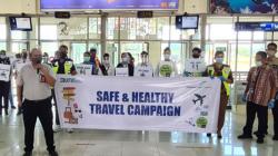 Adaptasi Kebiasaan Baru, Bandara Sam Ratulangi Manado Kampanyekan Safe Travel<